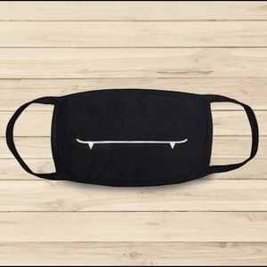 Vampire Face Mask, Cute, Washable Cotton